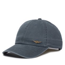 Czapka z daszkiem Aeronautica Militare. Niebieskie czapki damskie Aeronautica Militare, bez wzorów. Za 189.99 zł.