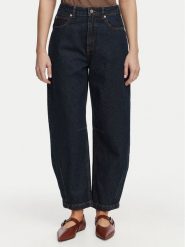 French Connection Jeansy 749A8 Niebieski Balloon Fit. Niebieskie jeansy damskie French Connection, bez wzorów, z bawełny. Za 421.99 zł.