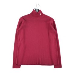 Second life - Sweter damski z golfem czerwony - Jak nowy. Czerwone swetry nierozpinane damskie Ralph Lauren, s, bez wzorów, z materiału, sportowe, bez kołnierzyka, bez ramiączek. Za 127.76 zł.