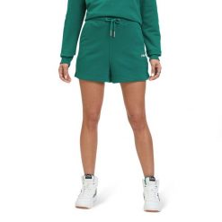 Spodenki damskie FILA Buchloe. Brązowe szorty damskie Fila, bez wzorów. Za 99.99 zł.