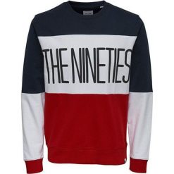 ONLY&SONS Męska bluza Rico Sweat Reg Dark Sapphire (rozmiar S). Niebieskie bluzy męskie Only&Sons, m, bez wzorów, bez ramiączek, bez kaptura. W wyprzedaży za 79.00 zł.