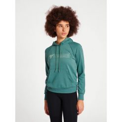 Damska bluza z kapturem Hummel Noni 2.0. Czarne bluzy damskie Hummel, xl, bez wzorów, z bawełny, sportowe, bez ramiączek, z kapturem. Za 200.50 zł.