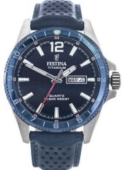 Zegarek Festina Festina Titanium 20699/2 Zegarek męski 43 mm. Zegarki męskie Festina, bez wzorów. Za 521.99 zł.