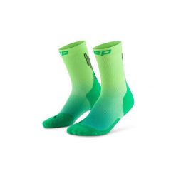 Męskie sportowe skarpety kompresyjne do połowy łydki Core Run gradient CEP. Brązowe skarpety męskie CEP, bez wzorów, z elastanu. Za 99.00 zł.