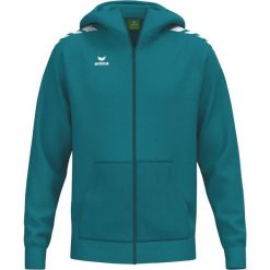 Kurtka z kapturem Erima Cmpt Wings Blue Junior. Niebieskie kurtki męskie 575 FACTORY, m, bez wzorów, z materiału, z kapturem. Za 314.99 zł.