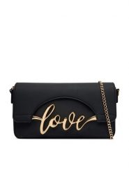 LOVE MOSCHINO Torebka JC4272PP0PKR0000 Czarny. Czarne torebki do ręki damskie Love Moschino, bez wzorów, ze skóry, bez dodatków. Za 879.99 zł.