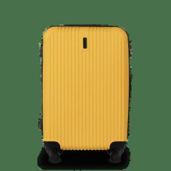 ŚREDNIA WALIZKA WINGS EGRET 2.0 24" YELLOW. Żółte walizki damskie Wings, bez wzorów, z materiału, średnie. Za 219.90 zł.