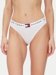 Tommy Hilfiger Figi klasyczne UW0UW06038 Biały. Białe majtki damskie Tommy Hilfiger, z bawełny. Za 59.99 zł.