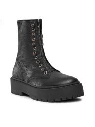 Steve Madden Trapery Odilia Bootie SM11002631 SM11002631-017 Czarny. Czarne trapery damskie Steve Madden, ze skóry, bez zapięcia. Za 799.99 zł.
