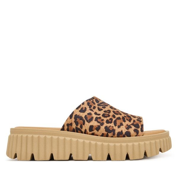 Klapki Tamaris. Brązowe klapki damskie Tamaris, bez wzorów, bez obcasa, bez zapięcia. Za 183.99 zł.