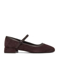 Czółenka Lasocki. Brązowe czółenka damskie Lasocki, bez wzorów, bez obcasa, bez zapięcia. Za 269.99 zł.