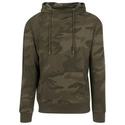 Bluza z kapturem Urban Classic camo. Brązowe bluzy męskie Urban Classics, m, bez wzorów, z kapturem. Za 244.50 zł.