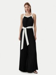 KARL LAGERFELD Kombinezon B2W13018 Czarny Regular Fit. Czarne sukienki damskie KARL LAGERFELD, bez wzorów, z syntetyku, bez kołnierzyka, bez ramiączek. Za 1,499.00 zł.