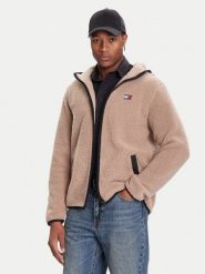 Tommy Jeans Bluza DM0DM19224 Beżowy Regular Fit. Brązowe bluzy męskie Tommy Jeans, m, bez wzorów, z jeansu, bez ramiączek, bez kaptura. Za 649.99 zł.