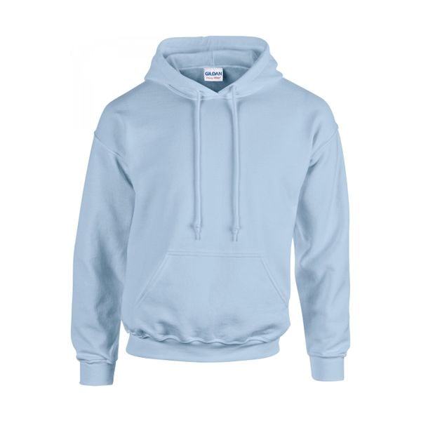Bluza z kapturem Gildan Heavy Blend ®. Niebieskie bluzy damskie GILDAN, l, bez wzorów, z bawełny, klasyczne, bez ramiączek, z kapturem. Za 83.15 zł.