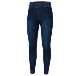 Legginsy jeździeckie damskie Start ChelseaDenim jeansowe, z pełnym lejem. Niebieskie legginsy damskie START, bez wzorów, z jeansu. Za 233.99 zł.