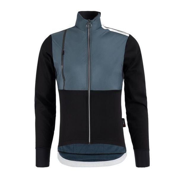 Kurtka rowerowa męska Santini Vega Absolute. Czarne kurtki męskie SANTINI, m, bez wzorów, bez kaptura, rowerowe. Za 569.99 zł.
