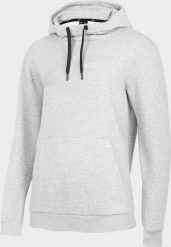 4f Bluza męska H4Z22-BLM352 Chłodny jasny szary melanż r.XXL. Szare bluzy męskie 4F, m, bez wzorów, bez ramiączek, bez kaptura. Za 124.99 zł.