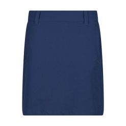 Damskie spódnico-spodenki 2 w 1 CMP. Niebieskie szorty damskie CMP, bez wzorów, sportowe. Za 308.00 zł.