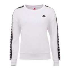 Bluza Damska Ilary. Białe bluzy damskie Kappa, xl, bez wzorów, z bawełny, bez ramiączek, z kapturem. Za 211.99 zł.