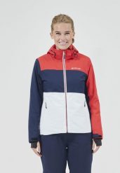 Kurtka narciarska damska Whistler Kamille W Ski Jacket W-PRO 10000. Czerwone kurtki sportowe damskie Whistler, na zimę, bez wzorów, z materiału, bez ramiączek, bez kaptura, narciarskie. Za 299.99 zł.