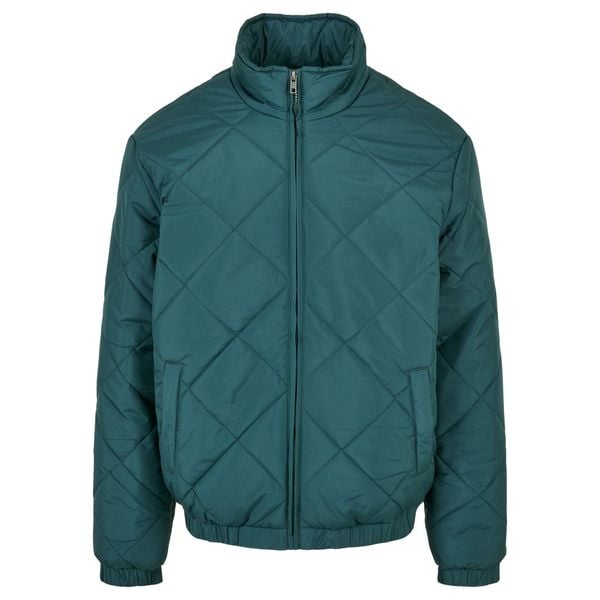 Kurtka Urban Classics Diamond Quilted. Zielone kurtki męskie Urban Classics, m, bez wzorów, bez kaptura. Za 305.50 zł.