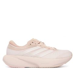 Buty do biegania adidas. Brązowe obuwie sportowe damskie Adidas, bez wzorów, bez zapięcia, do biegania. Za 649.99 zł.