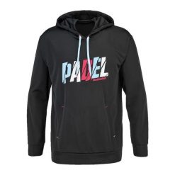 Babolat Hood Sweat Sweatshirt. Czarne bluzy męskie BABOLAT, bez wzorów, sportowe, bez ramiączek, bez kaptura. W wyprzedaży za 209.45 zł.