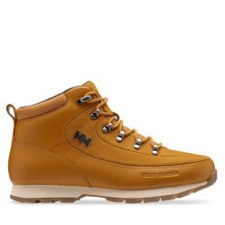 Trekkingi Helly Hansen. Brązowe botki męskie Helly Hansen, bez wzorów, sportowe, bez obcasa, bez zapięcia. Za 629.99 zł.