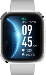 Smartwatch Garett GRC Style Srebrny. Szare zegarki smartwatch GARETT, bez wzorów. Za 170.99 zł.
