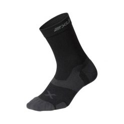Skarpetki 2XU Vectr Cushion. Czarne skarpetki damskie 2XU, bez wzorów, z lycry. Za 151.50 zł.