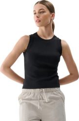 4f Koszulka damska F132 czarna 4FWMM00TSLEF132 20S 2XL. Czarne bluzki damskie 4F, s, bez wzorów, bez kołnierzyka, bez ramiączek. Za 68.08 zł.