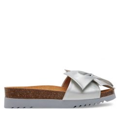 Klapki Scholl. Szare klapki damskie Scholl, bez wzorów, bez obcasa, bez zapięcia. Za 189.99 zł.