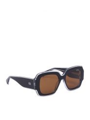GINO ROSSI Okulary przeciwsłoneczne GR55244S Czarny. Czarne okulary przeciwsłoneczne damskie Gino Rossi. Za 159.99 zł.