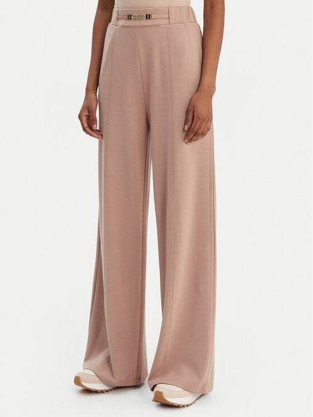 Liu Jo Sport Spodnie dresowe TA6026 JS182 Brązowy Relaxed Fit. Brązowe spodnie dresowe damskie Liu Jo Sport, bez wzorów, z dresówki, sportowe. Za 519.99 zł.