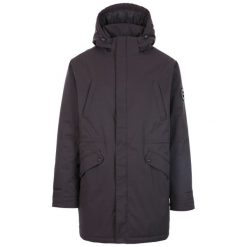 Dlx Caleb - Męska kurtka pikowana Dark Grey. Szare kurtki męskie DLX, l, bez wzorów, z bawełny, bez kaptura. Za 491.05 zł.