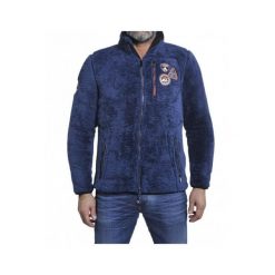 Kurtka polarowa Peak Mountain coral sherpaCavian. Niebieskie kurtki sportowe męskie Peak Mountain, na zimę, s, bez wzorów, z polaru, bez kaptura, narciarskie. Za 155.50 zł.