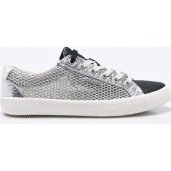 Pepe Jeans - Tenisówki. Szare trampki i tenisówki damskie Pepe Jeans, bez wzorów, z gumy, bez zapięcia. W wyprzedaży za 119.90 zł.