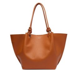 Torebka Coccinelle. Brązowe shopperki damskie Coccinelle, bez wzorów, bez dodatków. Za 1,539.00 zł.