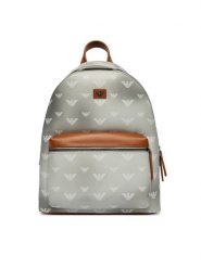 Emporio Armani Plecak EM005666 AF23972 M8334 Szary. Szare plecaki męskie Emporio Armani, bez wzorów, ze skóry. Za 1,709.99 zł.