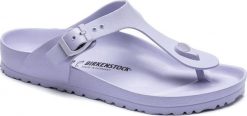 Birkenstock klapki japonki GIZEH EVA 1017995 PURPLE FOG (szerokość standardowa) 35. Fioletowe klapki damskie Birkenstock, bez wzorów, klasyczne, bez obcasa, bez zapięcia. Za 340.39 zł.