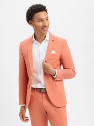 Finshley & Harding London kurtka modułowa Mężczyźni Regular Fit Sztuczne włókno pomarańczowy, 98. Brązowe kurtki męskie Finshley & Harding London, m, bez wzorów, z włókna, klasyczne, bez kaptura. Za 449.95 zł.