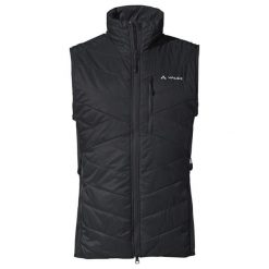 Kurtka puchowa bez rękawów VAUDE Sesvenna IV. Czarne kurtki sportowe męskie Vaude, na zimę, m, bez wzorów, z puchu, bez kaptura, narciarskie, primaloft. Za 466.25 zł.