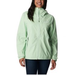Columbia Kurtka Omni-Tech Ampli-Dry 1938973372. Zielone kurtki sportowe damskie Columbia, s, bez wzorów, z syntetyku, bez ramiączek, bez kaptura, trekkingowe. Za 340.99 zł.