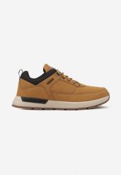 Brązowe Buty Sportowe w Trekkingowym Stylu na Grubej Podeszwie Vilobria. Brązowe buty sportowe męskie Born2be, bez wzorów, z jeansu, bez zapięcia. Za 169.99 zł.