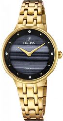 Zegarek damski Festina F20601-D CYRKONIE złoty. Żółte zegarki damskie Festina, złote. Za 649.00 zł.