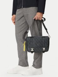 Guess Saszetka HMMILO P6464 Szary ciemny. Szare saszetki i nerki męskie Guess, z aplikacjami. Za 494.99 zł.
