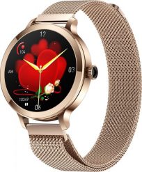 Smartwatch Hagen HC82.110.5310 Różowe złoto. Czerwone zegarki smartwatch Hagen, bez wzorów. Za 359.00 zł.