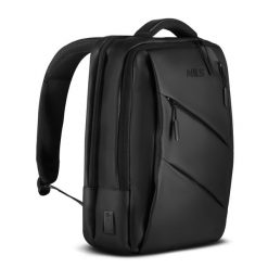 NC4502 PLECAK NA LAPTOP Z USB CZARNY NILS. Czarne plecaki męskie Nils, bez wzorów, z materiału, biznesowe. Za 87.20 zł.