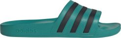 Klapki adidas adilette Aqua zielone JS1126 44,5. Zielone klapki męskie Adidas, bez wzorów, bez zapięcia. Za 151.20 zł.